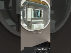 빛 스퀘어 형상과 70 센티미터 하얀 한 개의 PVC 아래이 싱크 내각